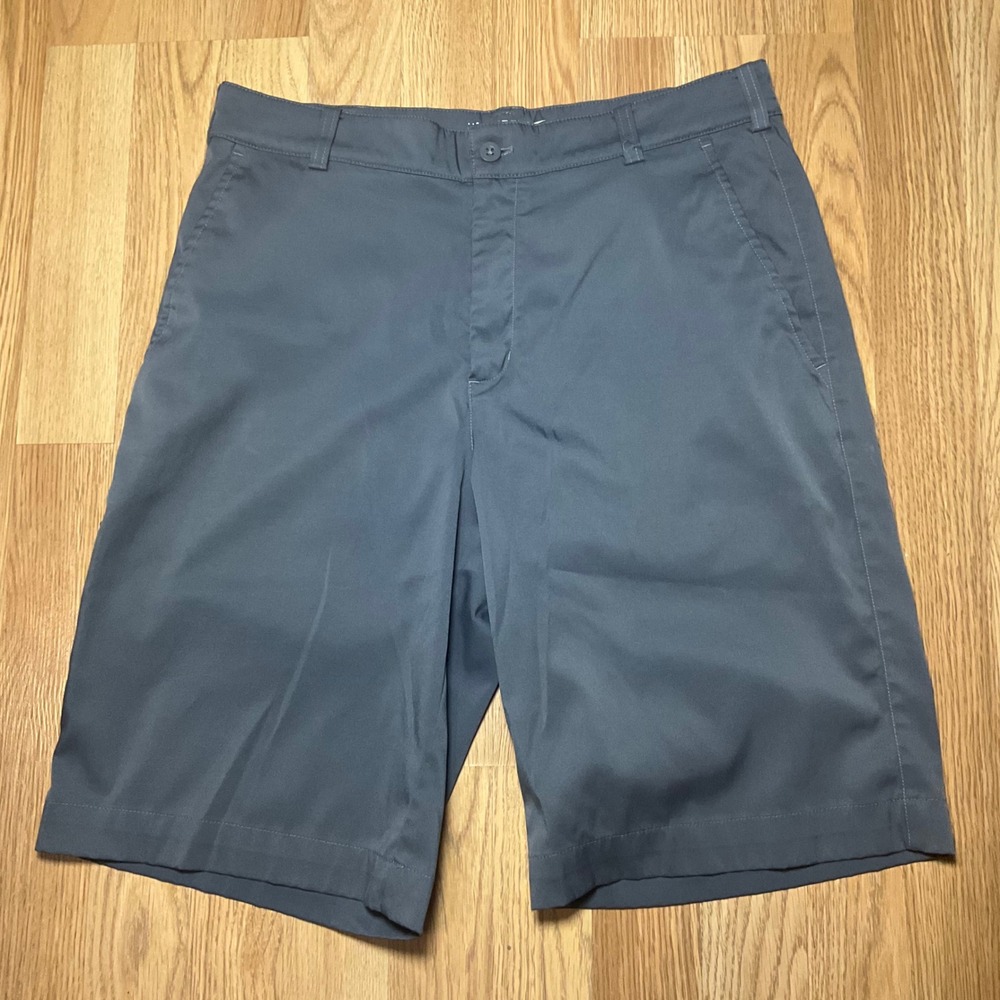 Nike Golf Tour Performance Dri-FIT Mens Gray Flat Front Shorts Size 30